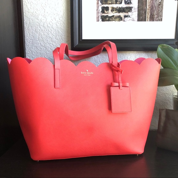 kate spade scallop tote